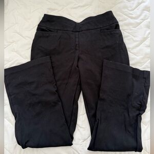 Express Strech Black Boot Cut Ponte Pants